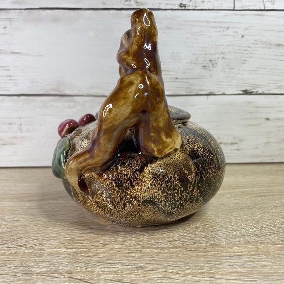 Handmade Hand Painted Ceramic Floral Forest Tree Branch Decorative Teapot - Picture 3 of 16